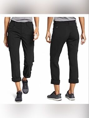 Eddie Bauer Women's Sightscape Horizon Convertible Roll-Up Pants Size 10